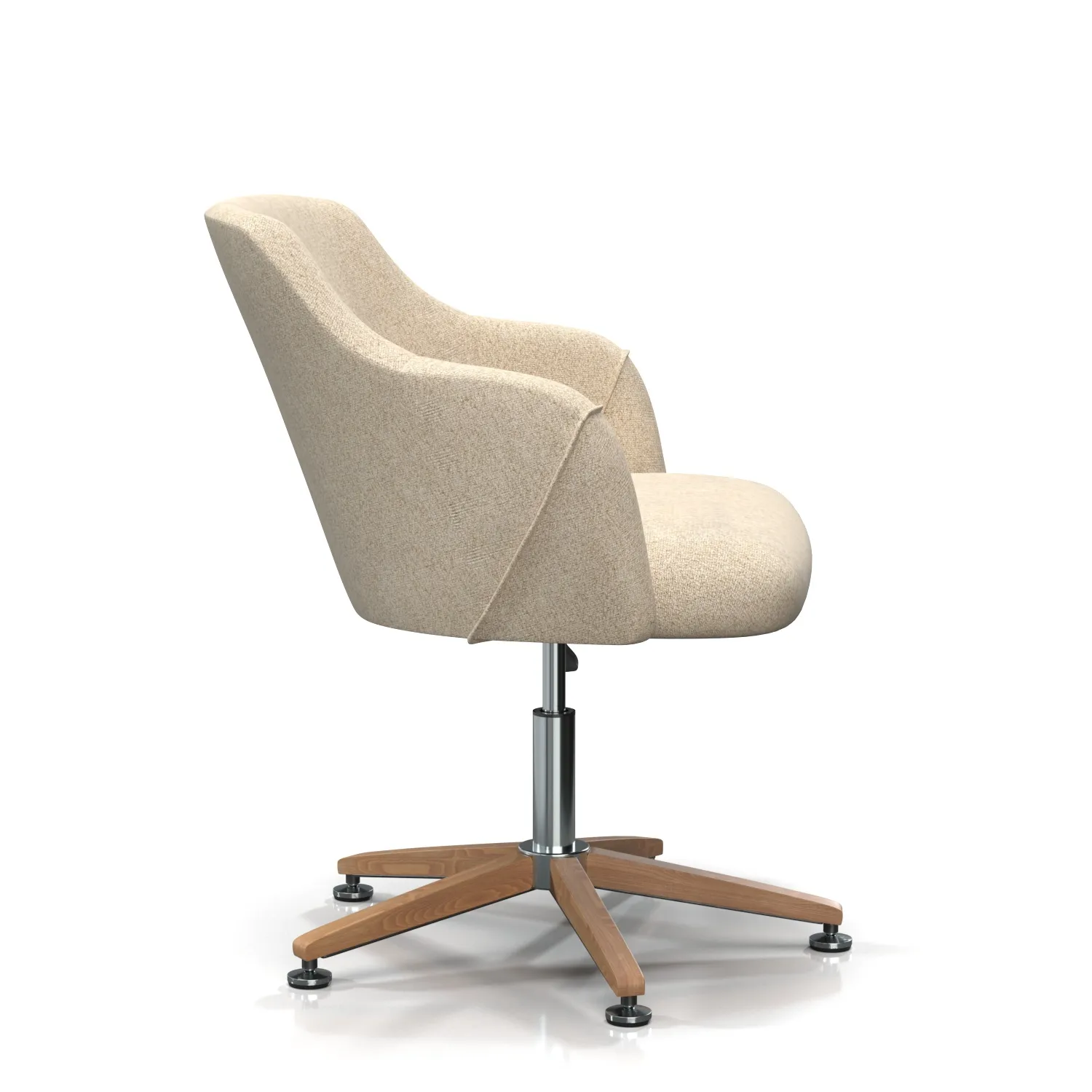 Edna Desk Chair PBR 3D Model_03